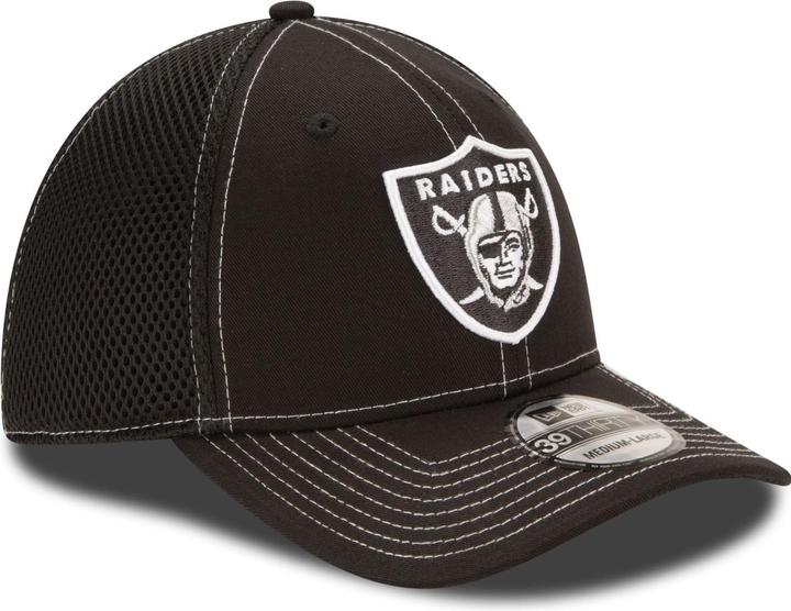 New Era 39Thirty Stretch Mesh Cap - Las Vegas Raiders - L/XL (XL)
