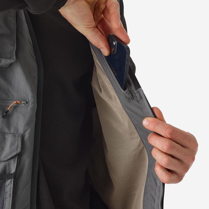 Immagine prodotto Caperlan Gilet da pesca FV 500 grigio (XL)
