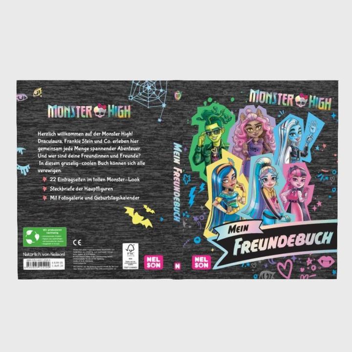 Immagine prodotto Monster High: Mein Freundebuch (Tedesco, 2024)