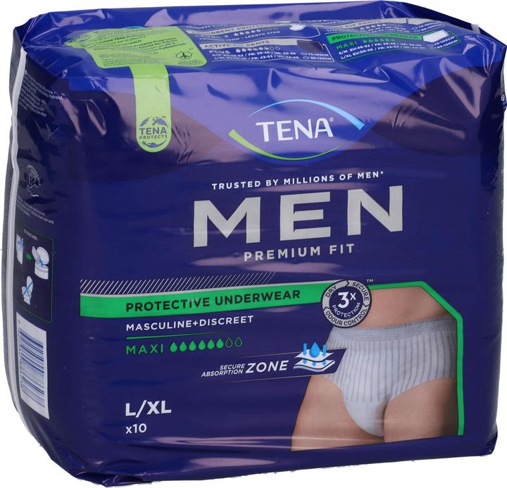 Actual product image Tena Men Premium Fit Underwear (10 x, Large)