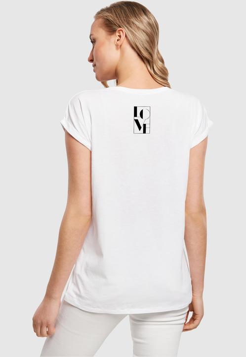 Image du produit Merchcode Ladies Love Tee à épaules étendues - 113381 (4XL)