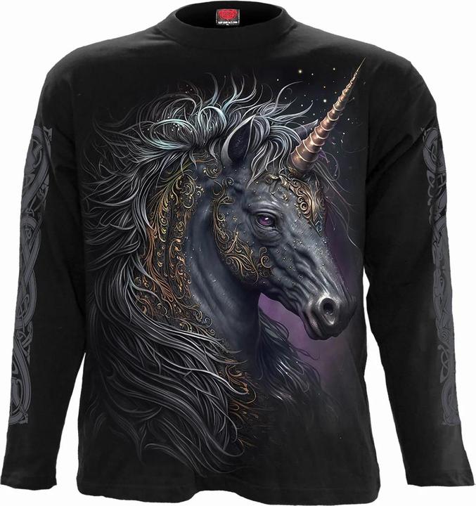 Produktbild Spiral Celtic Unicorn TShirt Langärmlig (M)