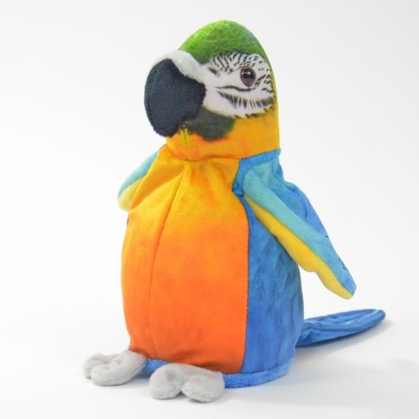 Image du produit Kögler Perroquet en peluche parlant avec micro "Sunny (21 cm)