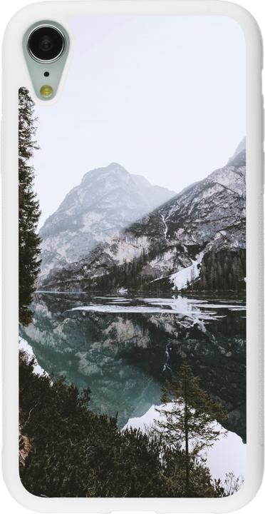 Immagine prodotto PhoneLook Cover silicone bianco inverno 22 montagna innevata e lago (Apple iPhone XR)