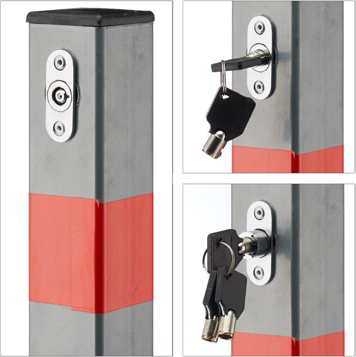 Actual product image Relaxdays Barrier posts