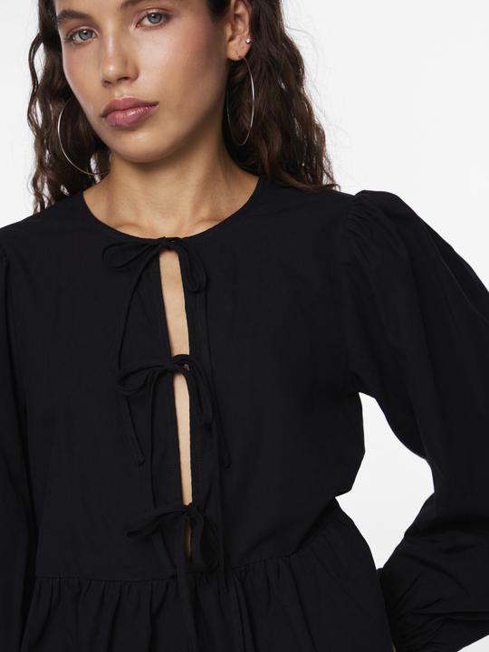 Produktbild Pieces Pcjolly Ls O-Neck Tie Top Wvn Noos Bc (XXL)