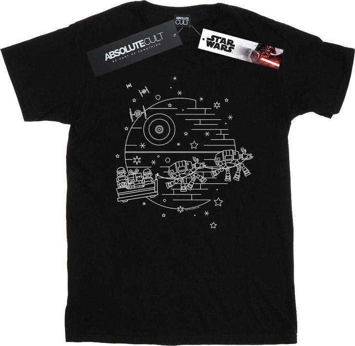 Immagine prodotto Star Wars Death Star Sleigh Maglietta Uomo (M)