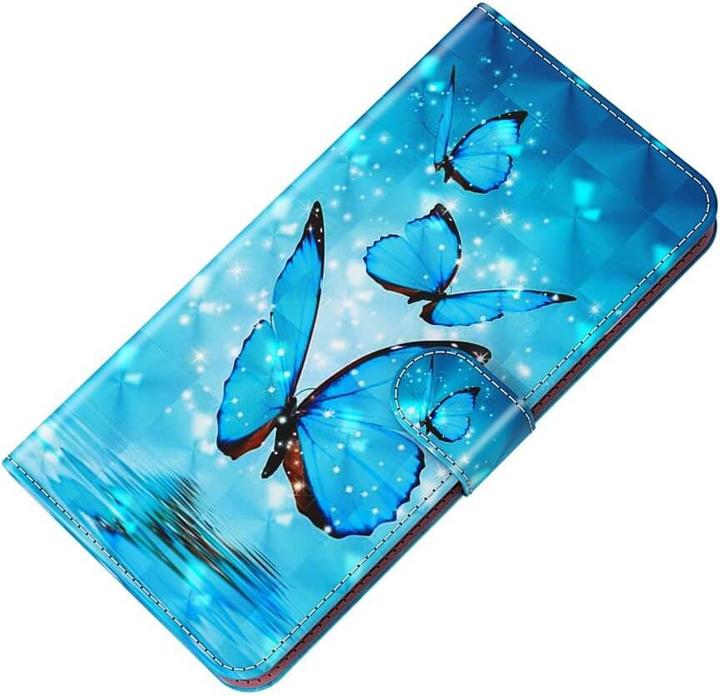 Actual product image Cover-Discount Google Pixel 7 Pro - Case Gloss Effect Butterfly Blue (Google Pixel 7 Pro)