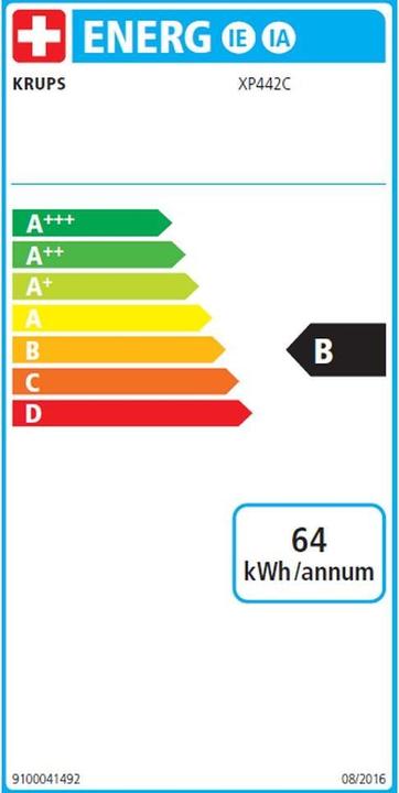 Label énergétique Krups Virtuoso