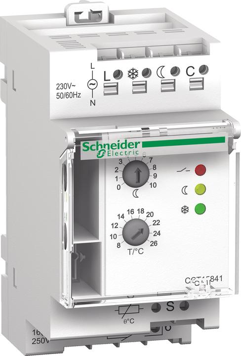 Actual product image Schneider Electric SE CCT15841 Thermostat TH4 M. 3 temp. thresholds