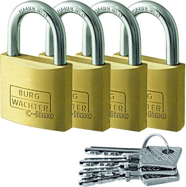 Actual product image Burg Wächter Cylinder lock QUADRO 222 40 GL SB