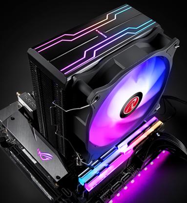 Actual product image Raijintek CPU Cooler ELEOS 12 EVO RBW (164 mm)