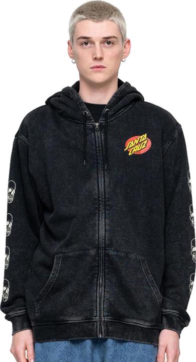 Image du produit Santa Cruz Sweat à capuche zippé Street Creep Hand (M)