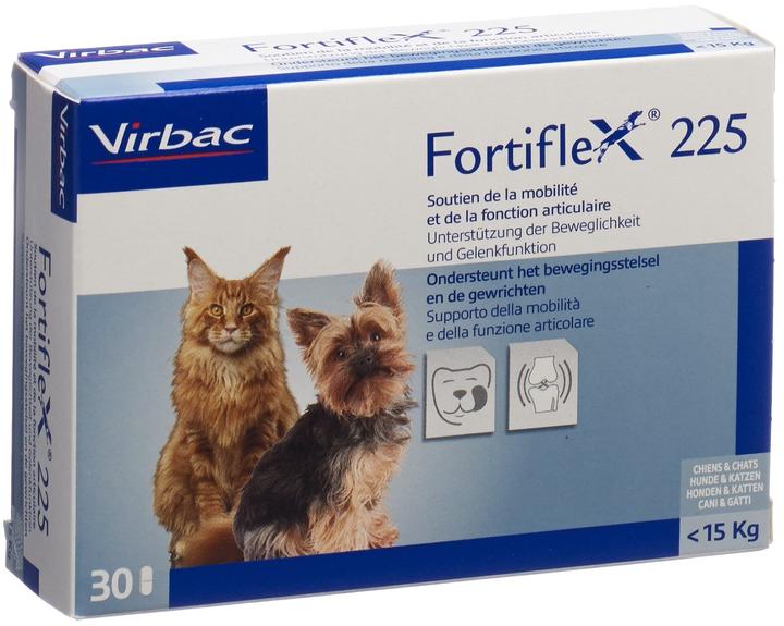 Virbac Fortiflex Tabletten 225 mg, 30 Stück (Katze, Hund, 313.60 ml)