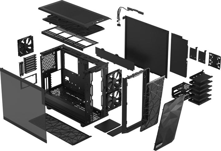 Productafbeelding Fractal Meshify 2 Zwart TG Licht (ATX)