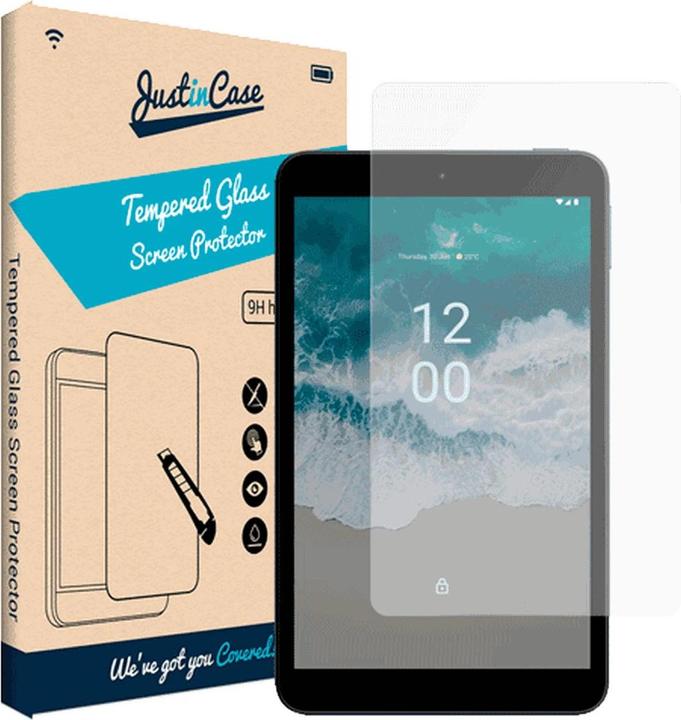 Just in Case Tempered Glass Clear Screen Protector Nokia T10 (1 Piece, T10)