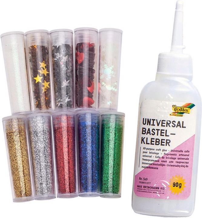 Produktbild Folia Glitterset mit Deko-Kleber