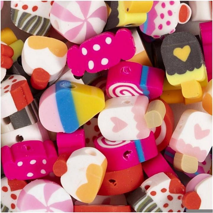 Immagine prodotto Creative Toys Perline per figure - Caramelle, torte e gelati, 200 pezzi. (69608)