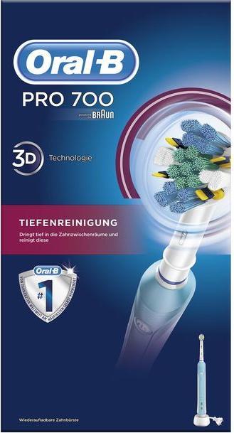 Actual product image Oral-B Pro 700 SensiClean (Oscillating toothbrush)