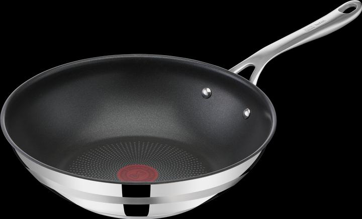 Produktbild Tefal Jamie Oliver Cook Smart Wokpfanne (28 cm, Wok Pfanne, Bratpfanne, Edelstahl)