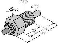 2A4-NA, Turck Capteur d'immersion FCS-GL1