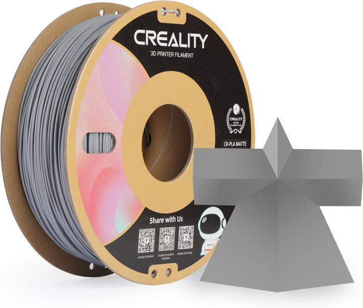 Actual product image Creality Cr-Pla Matte (PLA, 1.75 mm, 1000 g, Grey)