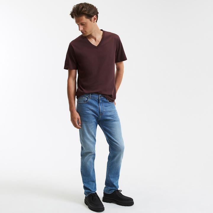 Produktbild La Redoute Collections T-Shirt mit V-Ausschnitt (S)
