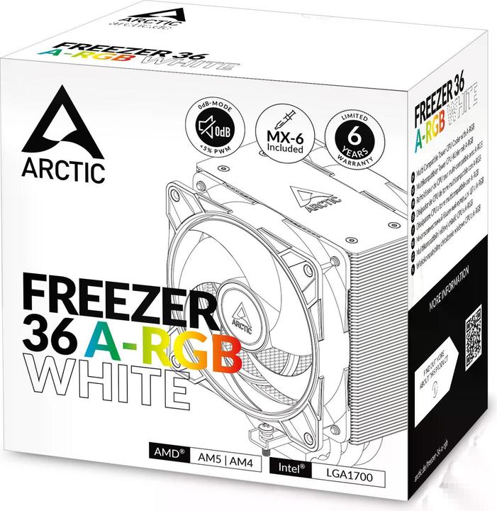 Image du produit Arctic Freezer 36 A-RGB (Blanc) (159 mm)