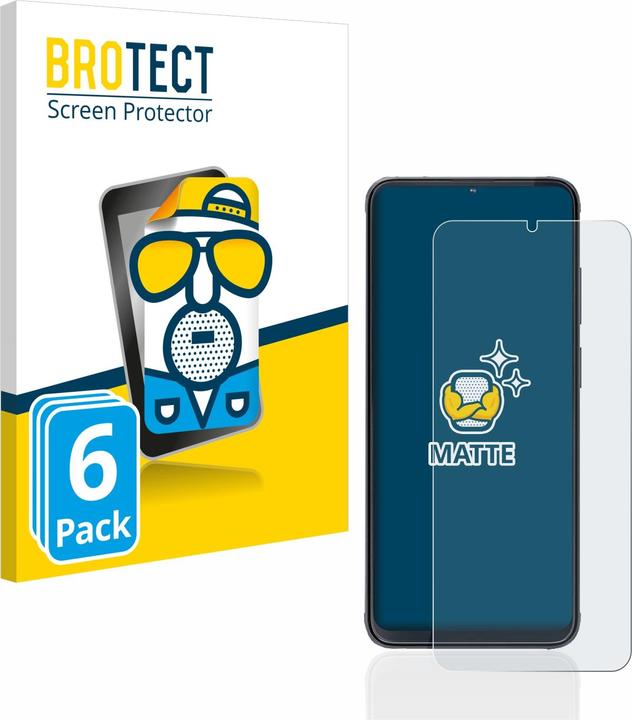 Actual product image BROTECT Anti-glare screen protector matt (6 Piece, Cubot X70)