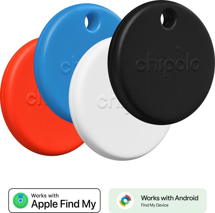 Chipolo POP 4er Pack (Apple & Google Find My)