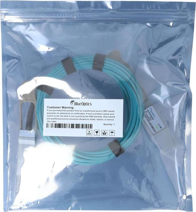 Produktbild BlueOptics Dell Legrand 06203 kompatibles AOC QSFP BO252503K25M