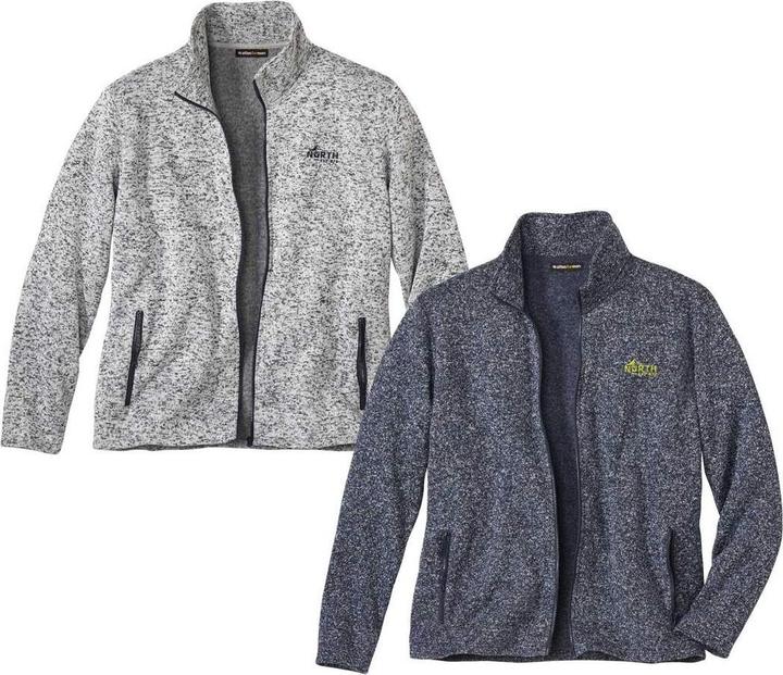 Actual product image Atlas For Men Mens Full Zip Jacket (Pack of 2) (5XL)