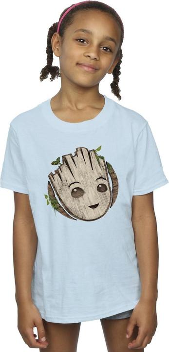 Produktbild I Am Groot Wooden Head TShirt Mädchen (152, 158)