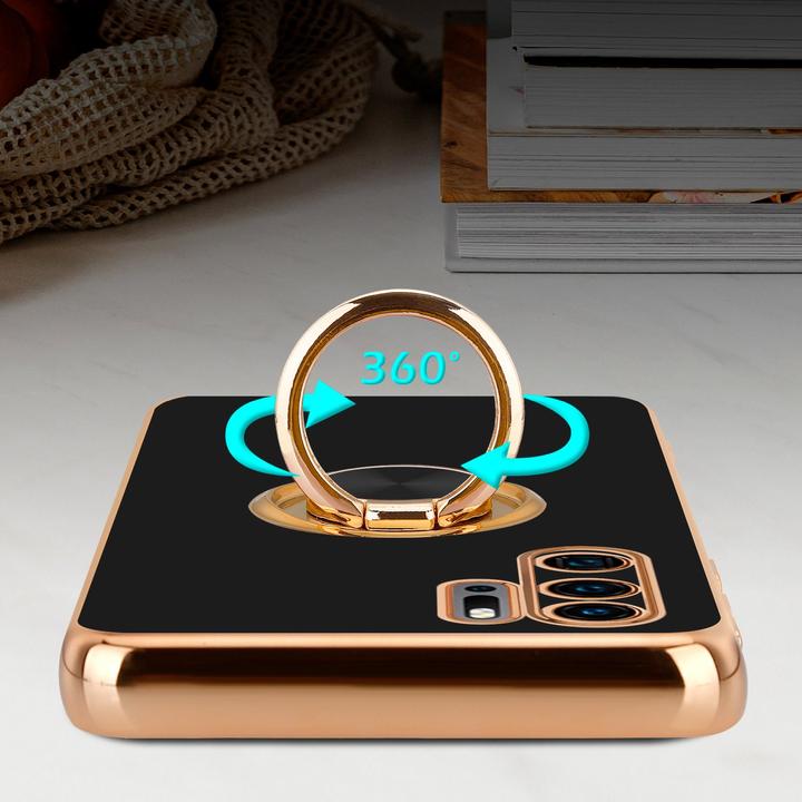 Image du produit Cadorabo Housse pour Huawei P30 PRO en TPU avec protection pour appareil photo et anneau LM089 Style (Huawei P30 Pro)