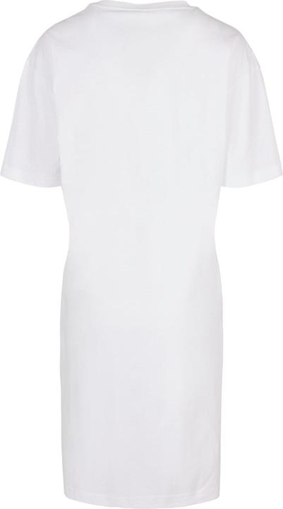 Actual product image Merchcode Ladies Long Beach Organic Oversized Slit Tee Dress - 117779 (M)