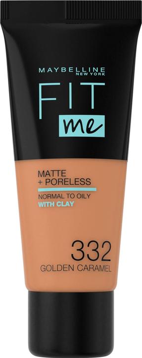 Maybelline New York Fit Me Matte + Pore less Foundation - 30 ml #332-golden
