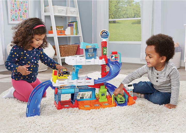 Actual product image VTech Toet Toet Cars - Garage with Teddy Tow Truck