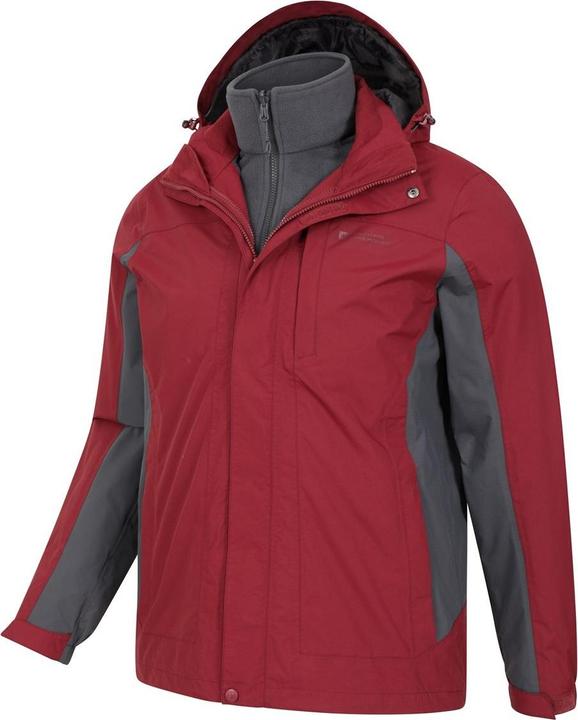 Immagine prodotto Mountain Warehouse Thunderstorm Giacca Impermeabile 3 In 1 Uomo (XS)
