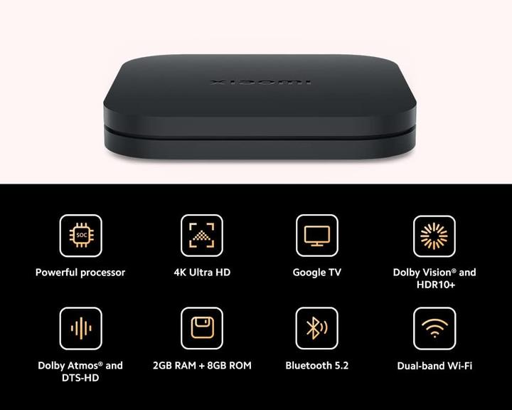 Actual product image Xiaomi TV Box S 4K (2nd Gen) (8 GB, Android 11)