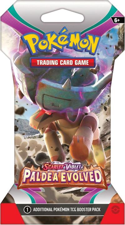 Immagine prodotto Pokémon JCC - Écarlate et Violet - Pack de Booster Blister Évolutions à Paldea (1 Booster aléatoire) (Inglese, Pacchetto Booster)