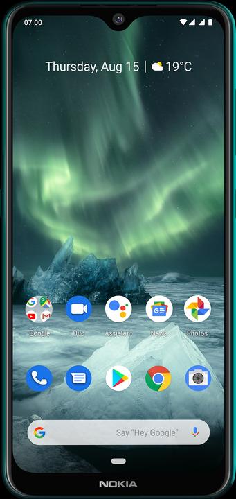 Actual product image Nokia 7.2 (64 GB, Cyan Green, 6.30", Dual SIM + SD, 48 Mpx, 4G)