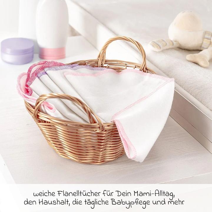 Immagine prodotto Makian Molton flanella per bambini 9 confezioni 30 x 30 cm (30 cm, 30 cm)