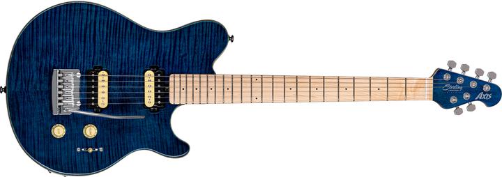 Produktbild E-Gitarre, S.U.B., Axis AX3, Flame Maple Veneer Top, Neptune (E-Gitarre, Maple, mahogany, Die-cast chrome)