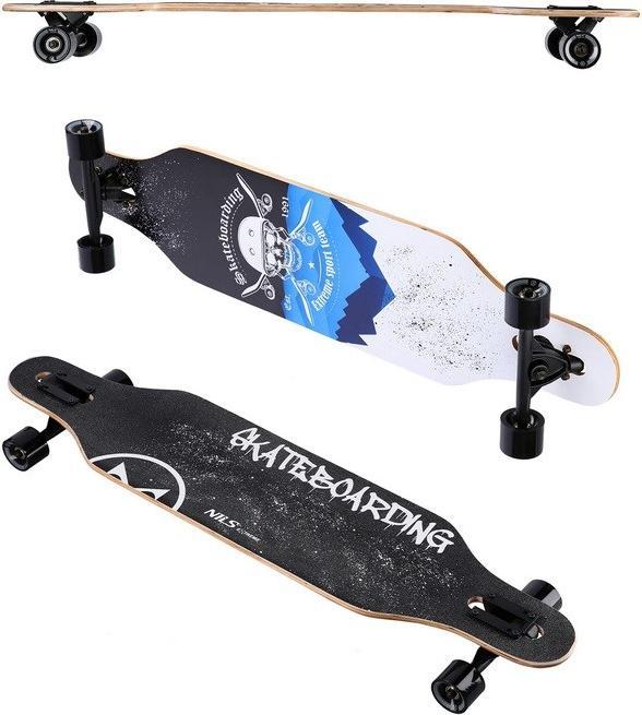 Immagine prodotto Nils Longboard Teschio Legno Skate Extreme (40.55")