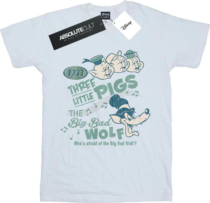 Produktbild Disney Three Little Pigs Who's Afraid Of The Big Bad Wolf TShirt (L)