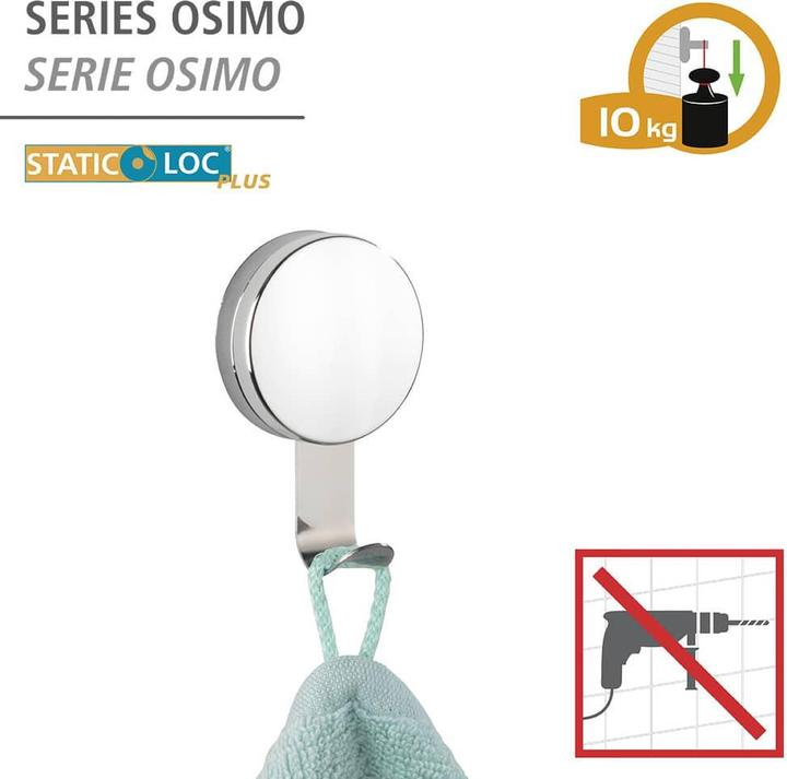 Produktbild Wenko Static-Loc Plus Haken 'Osimo' 2er Set
