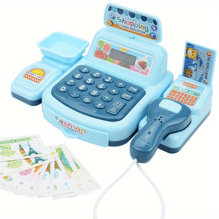 Immagine prodotto Activity Board Simulazione della cassa di un supermercato, gioco di immaginazione e di ruolo, mini minimarket
