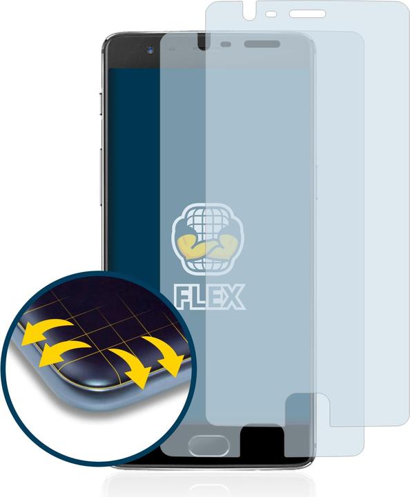 Actual product image BROTECT Full-Cover Protector (2 Piece, OnePlus 3)