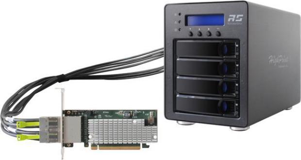 Actual product image HighPoint RAID Controller SSD6540 4-Bay U.2 NVMe RAID Storage Solution