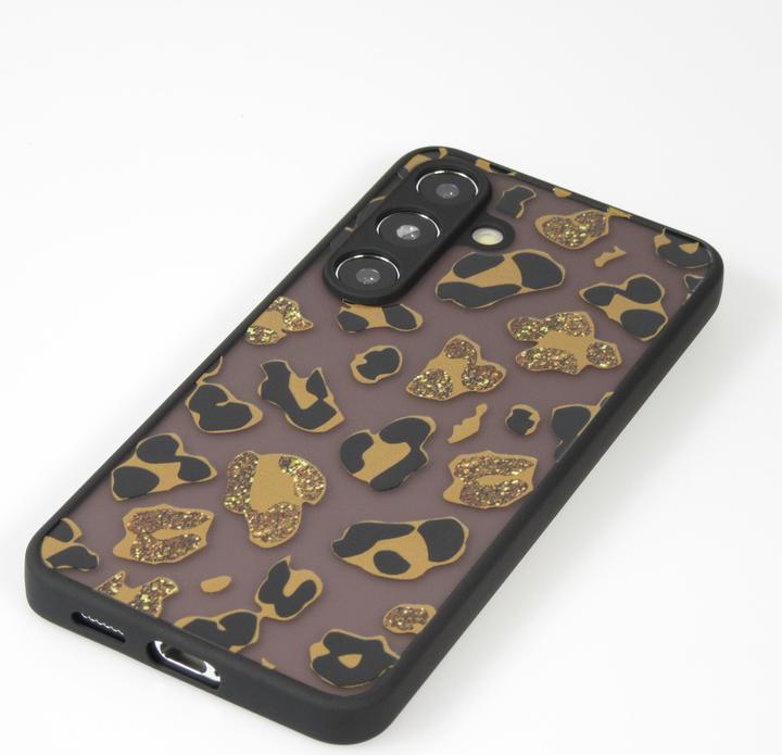 Produktbild PhoneLook Hülle Semi Transparent blurry Design Leopard (Samsung Galaxy S24+)